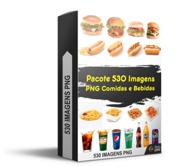 Pacote 530 Imagens PNG Comidas E Bebidas [BÔNUS]
